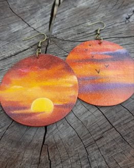 sunset earrings