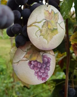 Cercei de struguri mov