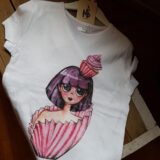 Girl T-shirt Muffin Girl