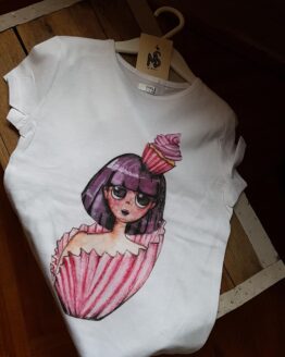 Girl T-shirt Muffin Girl