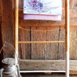 pastel colors in vintage design hand painted letter bag