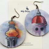 cathedrals earrings label