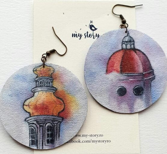 cathedrals earrings label